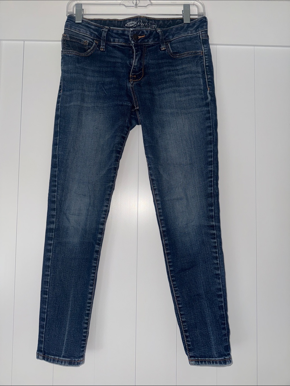 Old Navy Blue Cropped Skinny Jeans for Women